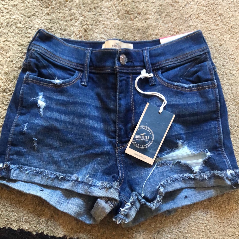 Hollister high rise short shorts